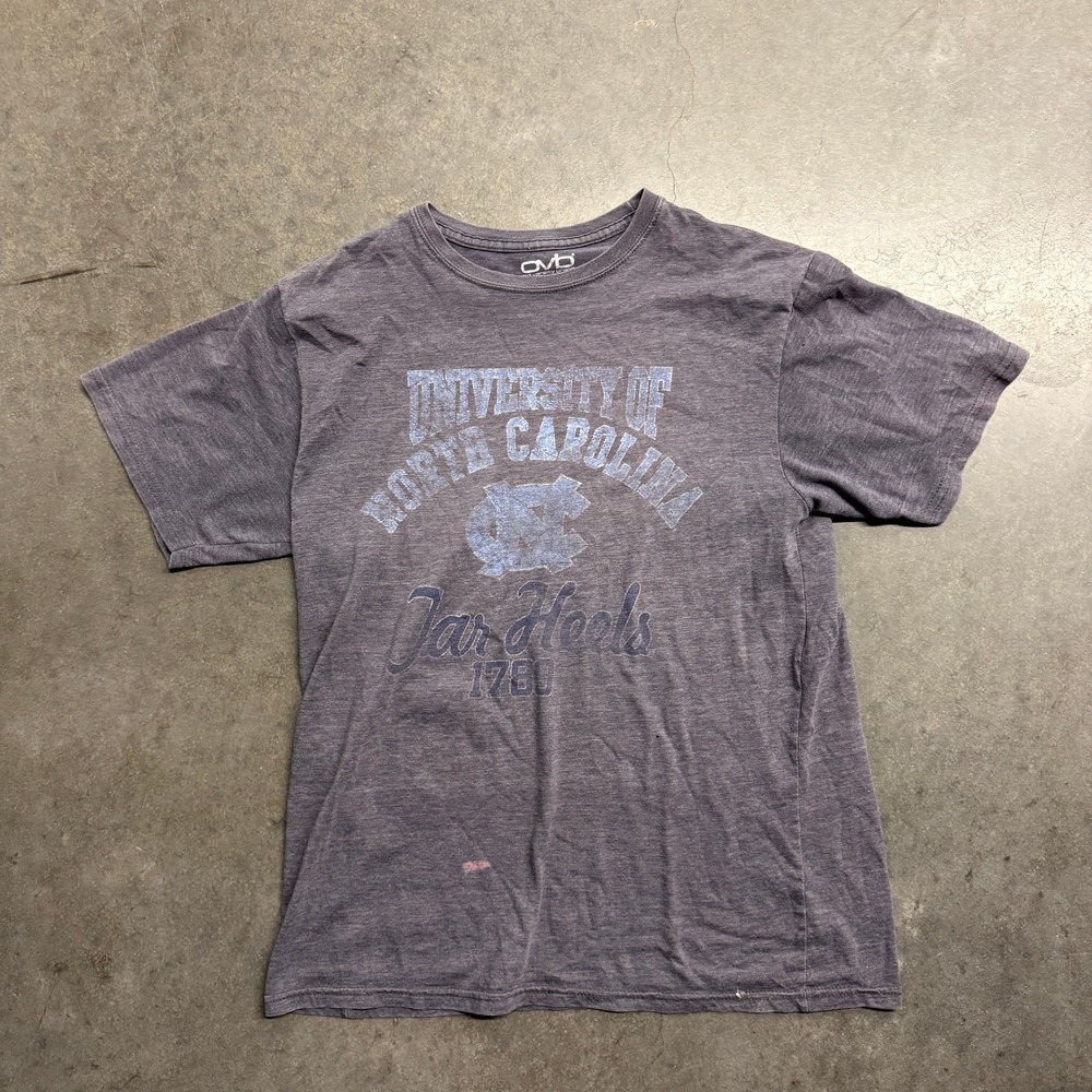 OVB University of North Carolina Tar Heels T-Shirt Gray UNC Graphic Tee Mens M